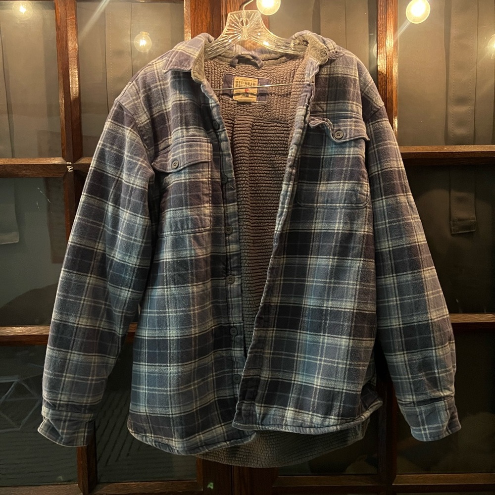 Men's Blue Plaid Jacket